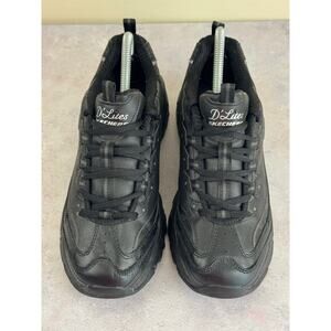 Skechers D Lites Fresh Start 11931 Casual Shoes Sneakers Women's Size 9.5 Black